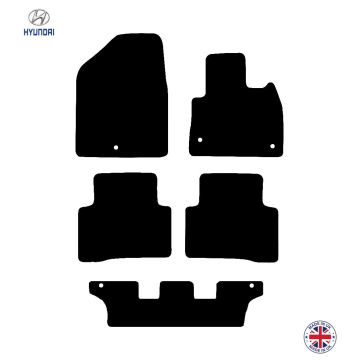 Hyundai Santa Fe 7 Seat 2012-2020 Car Floor Mat Set