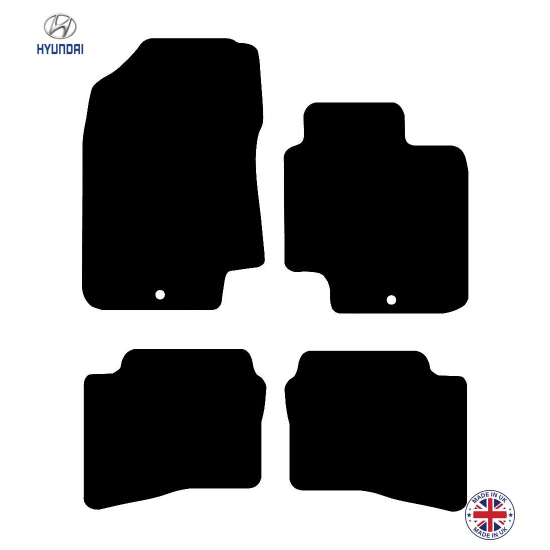Hyundai i20 Driver 2009-2014 Car Floor Mat Set