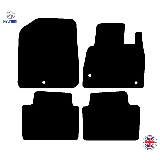 Hyundai Santa Fe 5 Seater Auto 2012-2019 Car Floor Mat Set