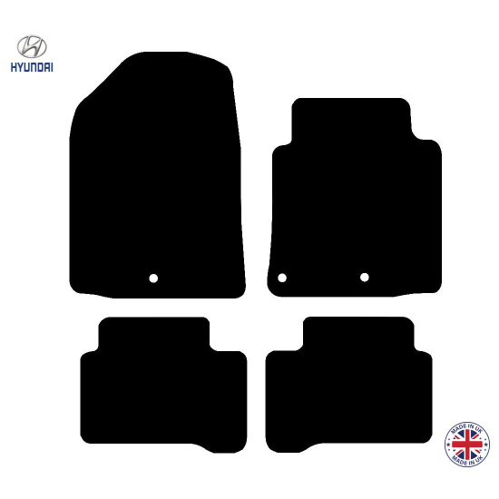 Hyundai Ioniq Hybrid 2016-2020 Car Floor Mat Set