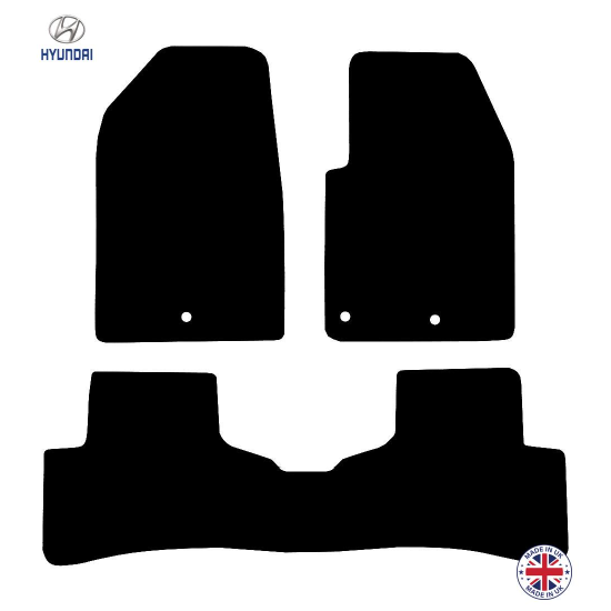Hyundai Ioniq Taxi Version 2016-2020 Car Floor Mat Set