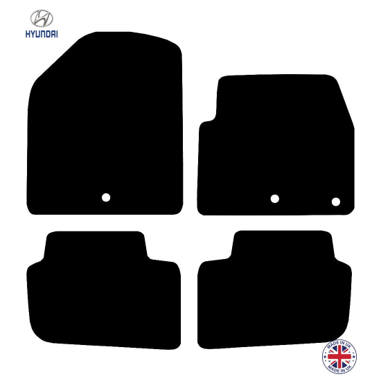 Hyundai Ioniq Full Electric 2020-2024 Car Floor Mat Set