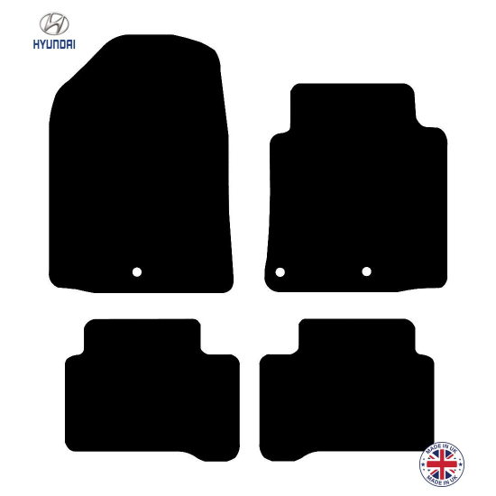 Hyundai Ioniq Hybrid 2020-2024 Car Floor Mat Set