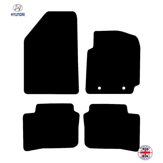 Hyundai i10 2020-2024 Car Floor Mat Set