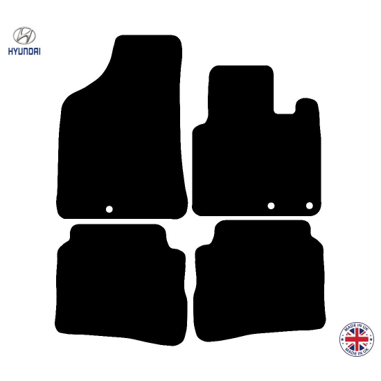 Hyundai Santa Fe 5 Seat 2009-2012 Car Floor Mat Set