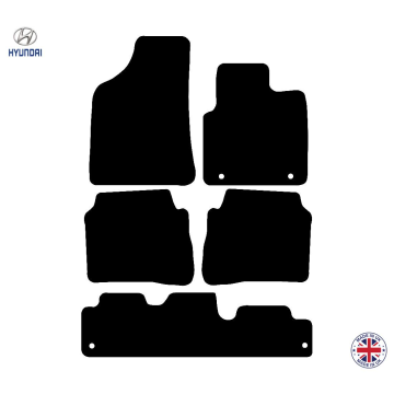 Hyundai Santa Fe 7 Seat 2006-2009 Car Floor Mat Set